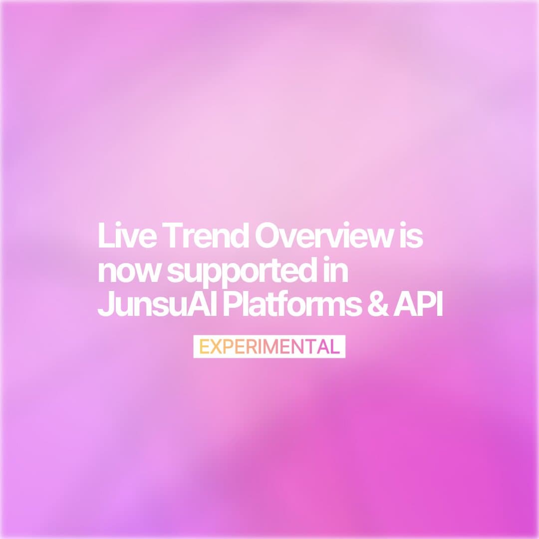 Live Trend 기능이 지원됩니다